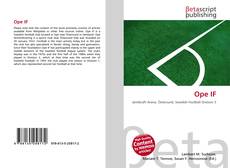 Ope IF的封面