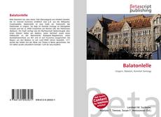 Balatonlelle kitap kapağı