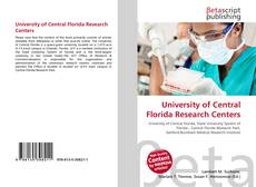 University of Central Florida Research Centers kitap kapağı