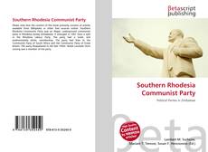 Copertina di Southern Rhodesia Communist Party