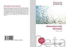 Buchcover von Alternative Liste (Schweiz)