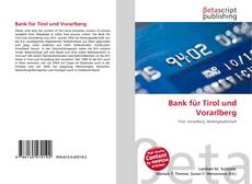 Couverture de Bank für Tirol und Vorarlberg