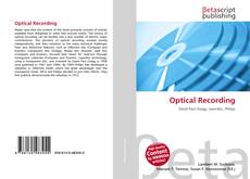 Bookcover of Optical Recording