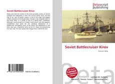 Bookcover of Soviet Battlecruiser Kirov
