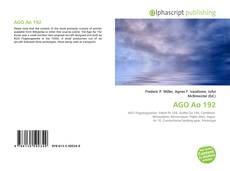 Capa do livro de AGO Ao 192 