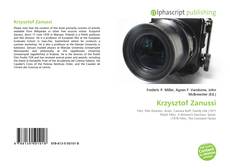 Capa do livro de Krzysztof Zanussi 