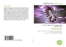 Capa do livro de Ordination 