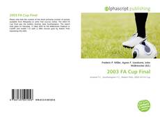 Capa do livro de 2003 FA Cup Final 