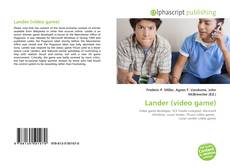 Capa do livro de Lander (video game) 