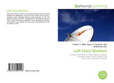 Portada del libro de Loft Story (Québec)