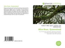 Portada del libro de Alice River, Queensland