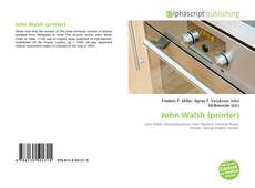 Capa do livro de John Walsh (printer) 