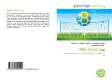 Portada del libro de 1998–99 FA Cup