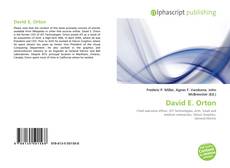 Portada del libro de David E. Orton