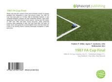 Portada del libro de 1987 FA Cup Final
