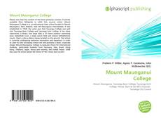 Portada del libro de Mount Maunganui College