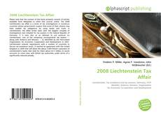 Portada del libro de 2008 Liechtenstein Tax Affair