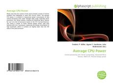 Portada del libro de Average CPU Power