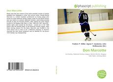 Couverture de Don Marcotte