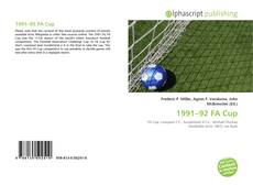 Portada del libro de 1991–92 FA Cup