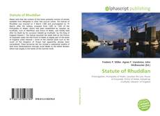 Borítókép a  Statute of Rhuddlan - hoz