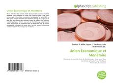 Capa do livro de Union Économique et Monétaire 