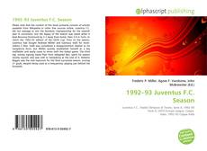 Capa do livro de 1992–93 Juventus F.C. Season 