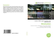 Capa do livro de Dévaluation 