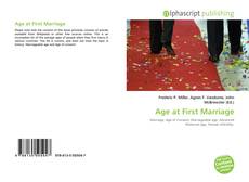 Capa do livro de Age at First Marriage 