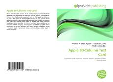 Capa do livro de Apple 80-Column Text Card 