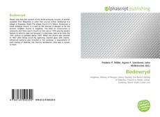 Capa do livro de Bodewryd 