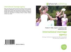 Capa do livro de International marriage agency 