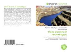 Stone Quarries of Ancient Egypt的封面