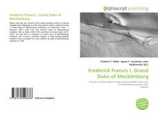Frederick Francis I, Grand Duke of Mecklenburg的封面