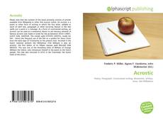 Acrostic的封面