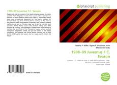 Capa do livro de 1998–99 Juventus F.C. Season 