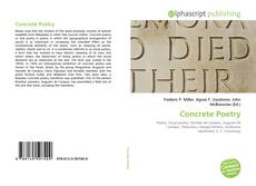 Capa do livro de Concrete Poetry 