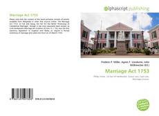 Borítókép a  Marriage Act 1753 - hoz