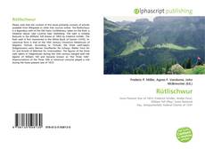 Couverture de Rütlischwur