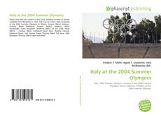 Portada del libro de Italy at the 2004 Summer Olympics