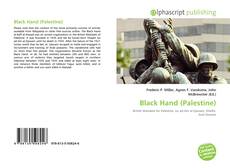 Portada del libro de Black Hand (Palestine)