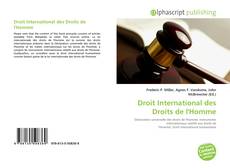 Droit International des Droits de l'Homme的封面