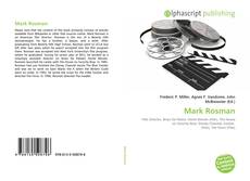 Couverture de Mark Rosman