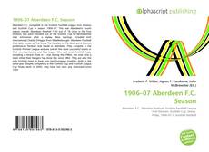 Capa do livro de 1906–07 Aberdeen F.C. Season 