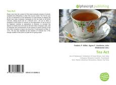 Borítókép a  Tea Act - hoz
