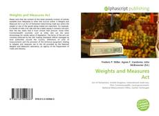 Borítókép a  Weights and Measures Act - hoz