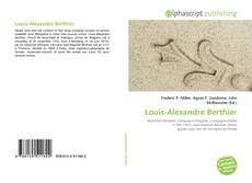 Обложка Louis-Alexandre Berthier