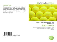 Borítókép a  2010 Fed Cup - hoz