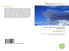 Borítókép a  Anderson Z - hoz