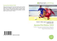 Borítókép a  Aurora Pro Patria 1919 - hoz